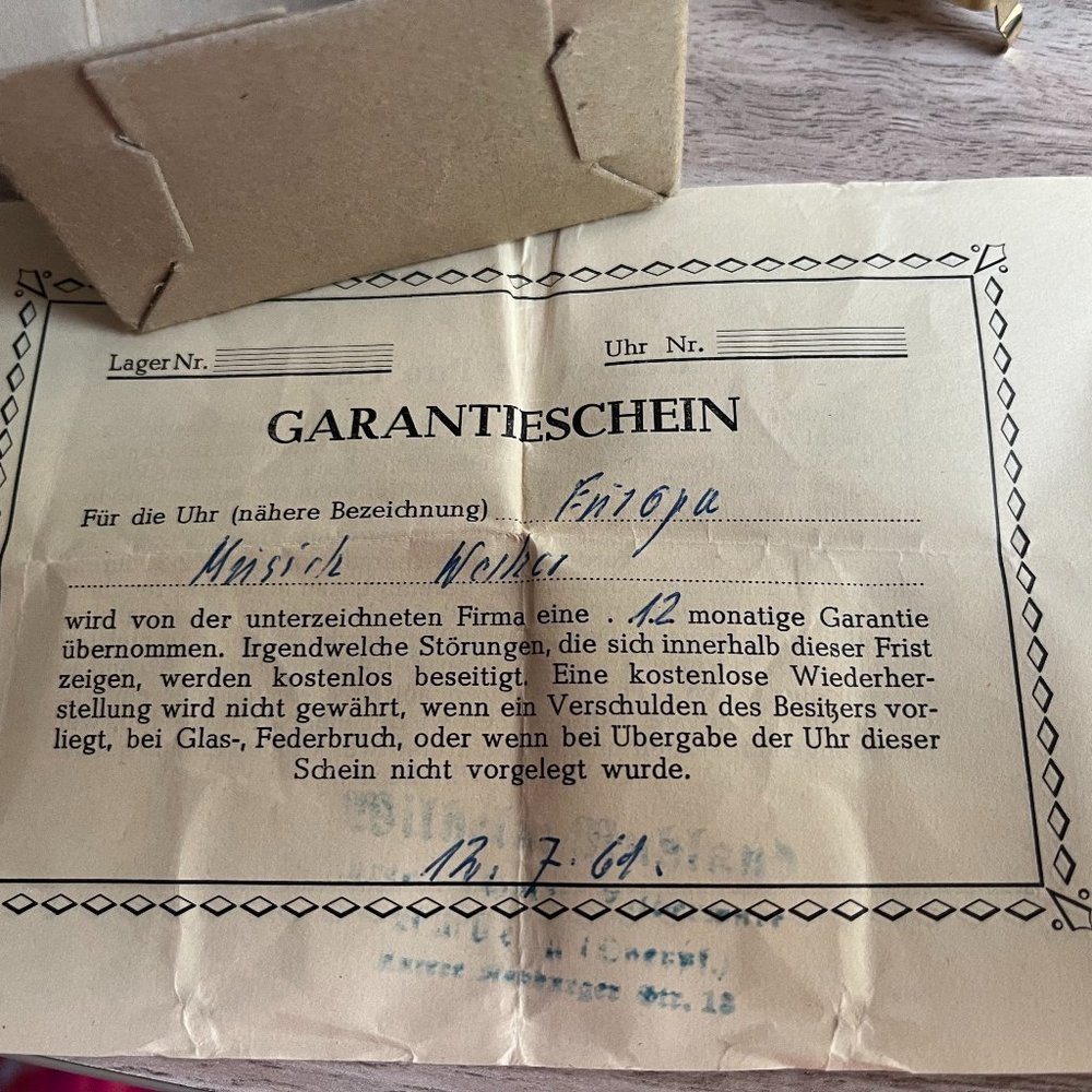 EUROPA MUSIC ALARM GOLDTONE - Picture 4 of 5